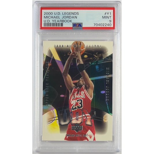 2000-01 Upper Deck Michael Jordan U.D. Yearbook PSA 9 MINT