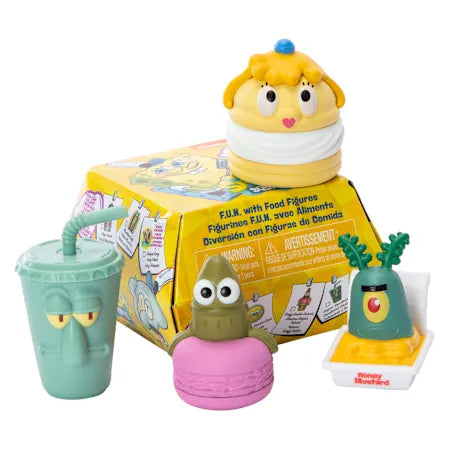 SpongeBob SquarePants Crabby Patty F.U.N with Food Mystery Blind Burger Box Figure