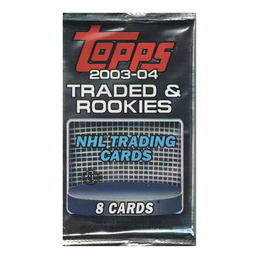 2003-04 Topps Traded & Rookies NHL Hockey Hobby Pack | Local Legends Cards & Collectibles