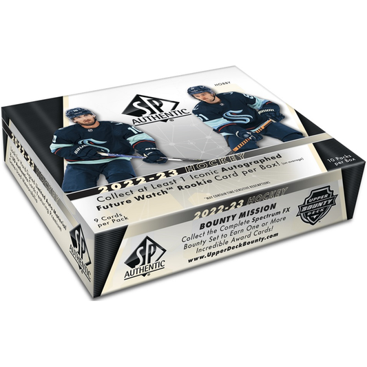 2022-23 Upper Deck SP Authentic NHL Hockey Hobby Box