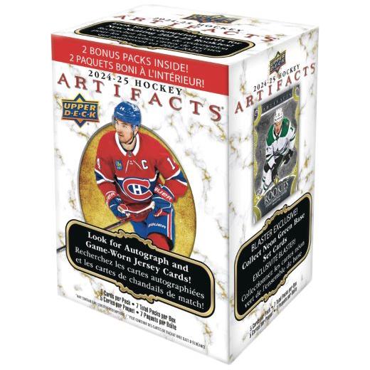2024-25 Upper Deck Artifacts NHL Hockey Blaster Box