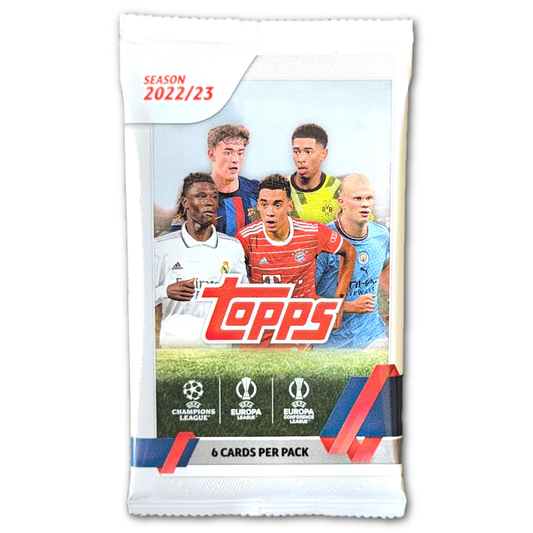 2022-23 Topps Flagship UEFA Champions Club Soccer Retail Pack
