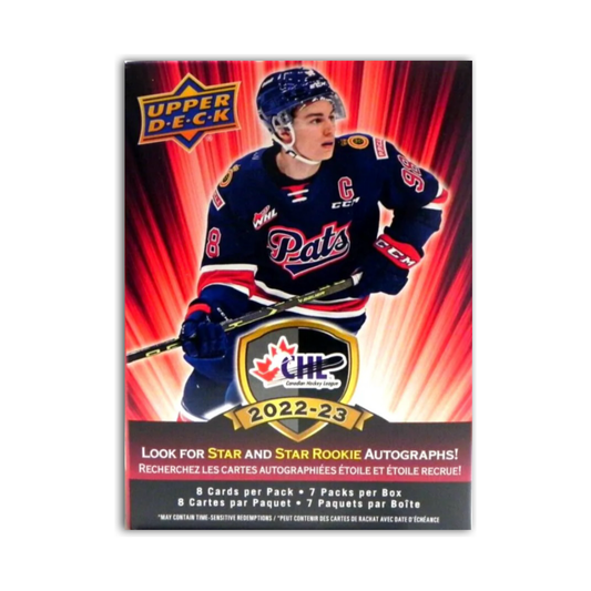 2022-23 Upper Deck CHL Hockey Blaster Box