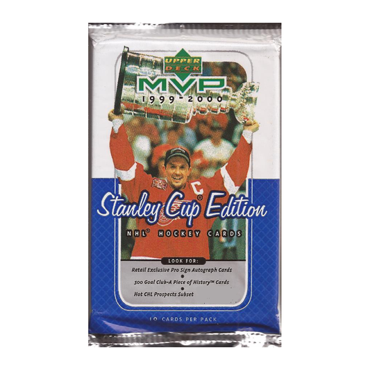 1999-00 Upper Deck MVP NHL Hockey Stanley Cup Edition Retail Pack