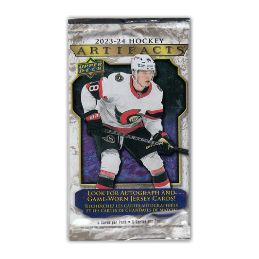 2023-24 Upper Deck Artifacts NHL Hockey Retail Pack