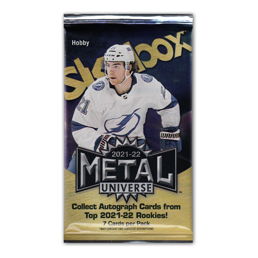 2021-22 Upper Deck Skybox Metal Universe NHL Hockey Hobby Pack