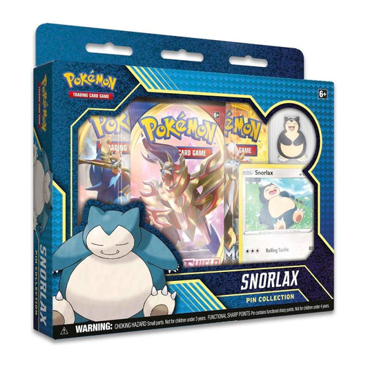 Pokémon Sun & Moon Snorlax Pin Collection Box