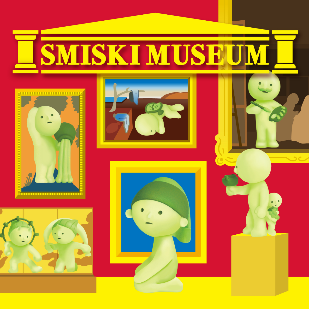 Dreams Smiski Museum Series Glow in the Dark Blind Box Mystery Figure | Local Legends Cards & Collectibles