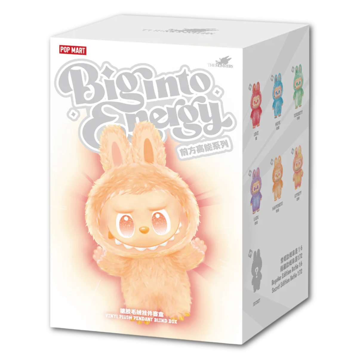 POPMART x THE MONSTERS Labubu Big into Energy Vinyl Plush Pendant Mystery Blind Box | Local Legends Cards & Collectibles
