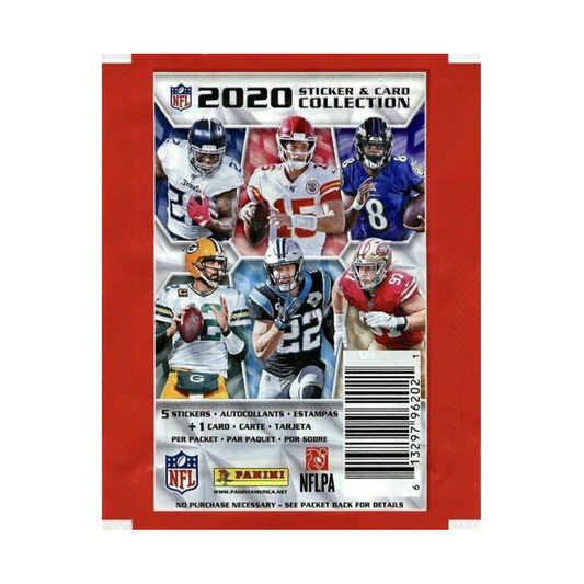 2020 Panini NFL Football Sticker & Card Collection Pack