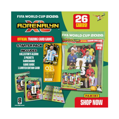 2026 Panini Adrenalyn XL FIFA World Cup Soccer Album Starter Pack | Local Legends Cards & Collectibles