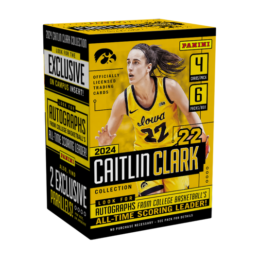 2023-24 Panini Caitlin Clark Collection Women’s Basketball Hobby Blaster Box