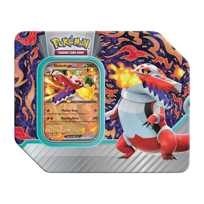 Pokémon Paldea Partners ex Collector Tin Skeledirge ex | Local Legends Cards & Collectibles