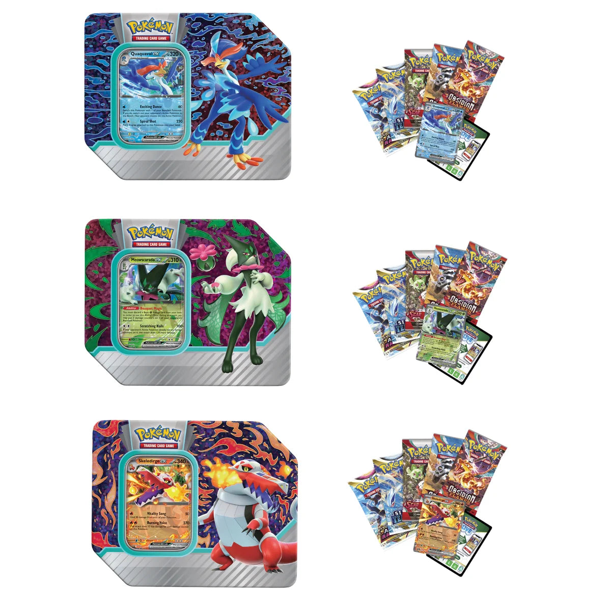 Pokémon Paldea Partners ex Collector Tin | Local Legends Cards & Collectibles