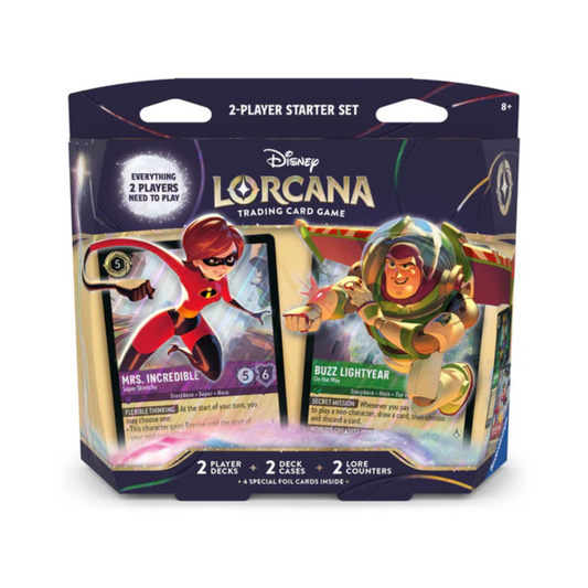 Lorcana Wilds Unknown ElastiGirl & Buzz Lightyear 2 Player Starter Deck | Local Legends Cards & Collectibles