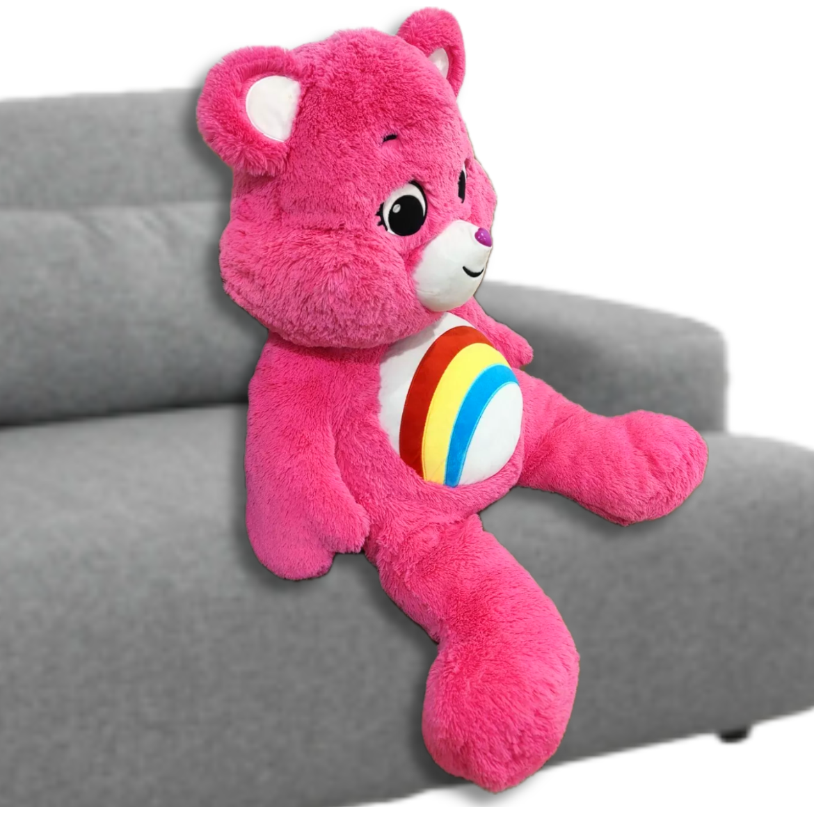 2020 Basic Fun! Care Bears ‘Cheer Bear’ Jumbo 36” Lifesize Plush