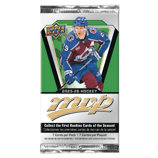 2025-26 Upper Deck MVP NHL Hockey Retail Pack