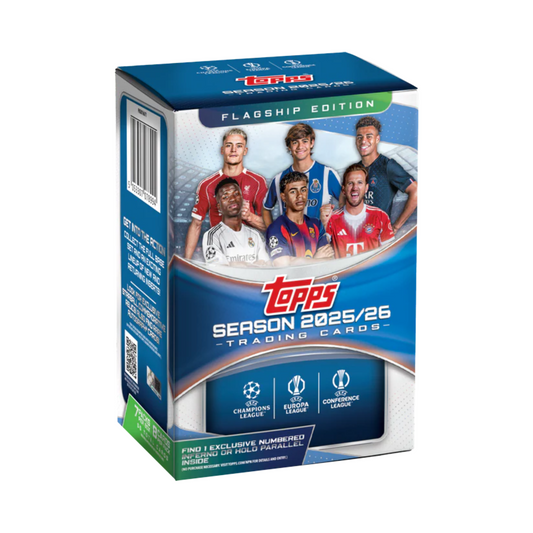 2025-26 Topps UEFA Soccer Flagship Edition Blaster Box | Local Legends Cards & Collectibles