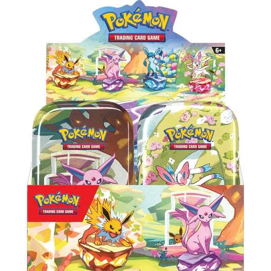 Prismatic Evolutions Mini Tin