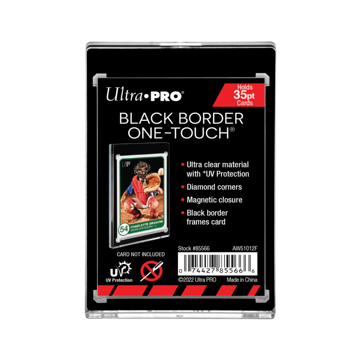 Ultra-Pro Black Border 35pt One Touch Magnetic Case