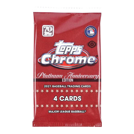 2021 Topps Chrome Platinum Anniversary Edition Hobby Pack
