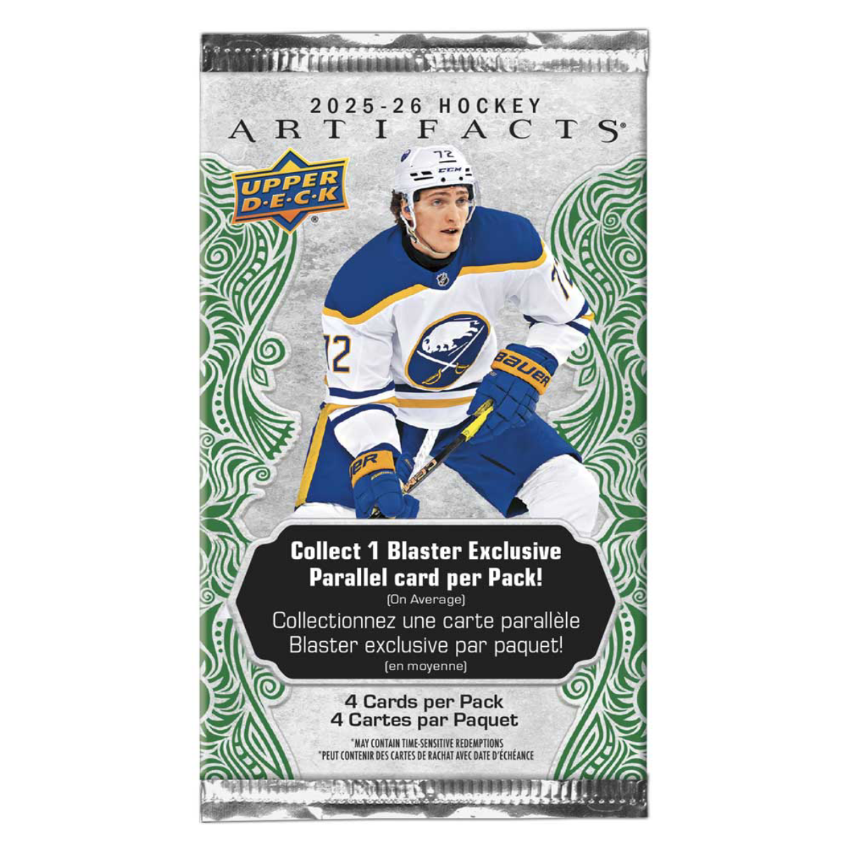 2025-26 Upper Deck Artifacts NHL Hockey Retail Pack