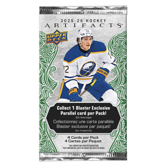 2025-26 Upper Deck Artifacts NHL Hockey Retail Pack