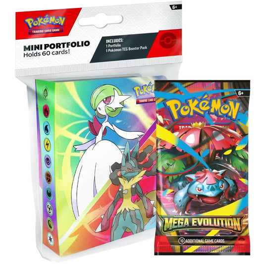Pokémon Mega Evolution Mini Portfolio + Pack