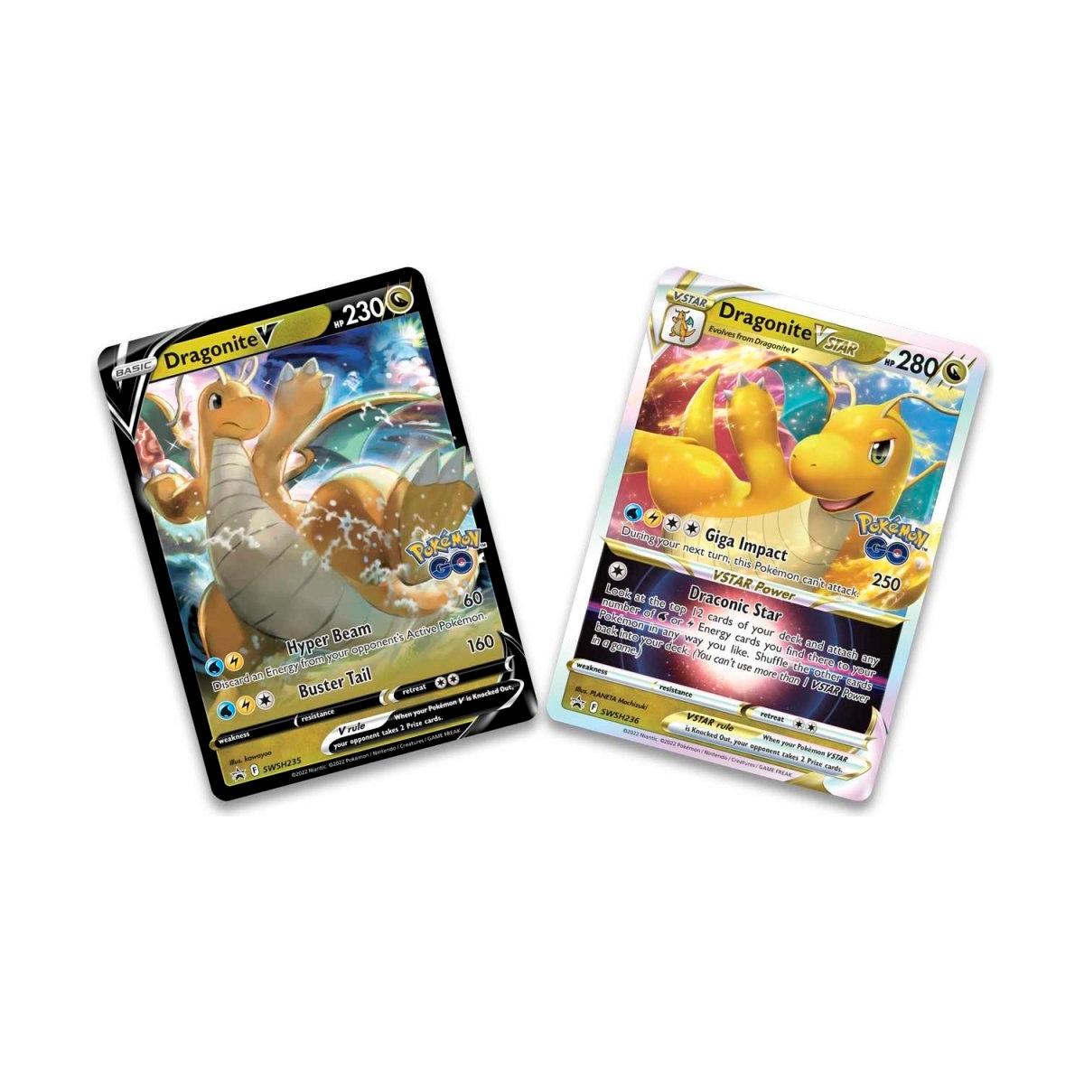 (Back) Pokémon GO Dragonite VSTAR Premier Deck Holder Collection | Local Legends Cards & Collectibles