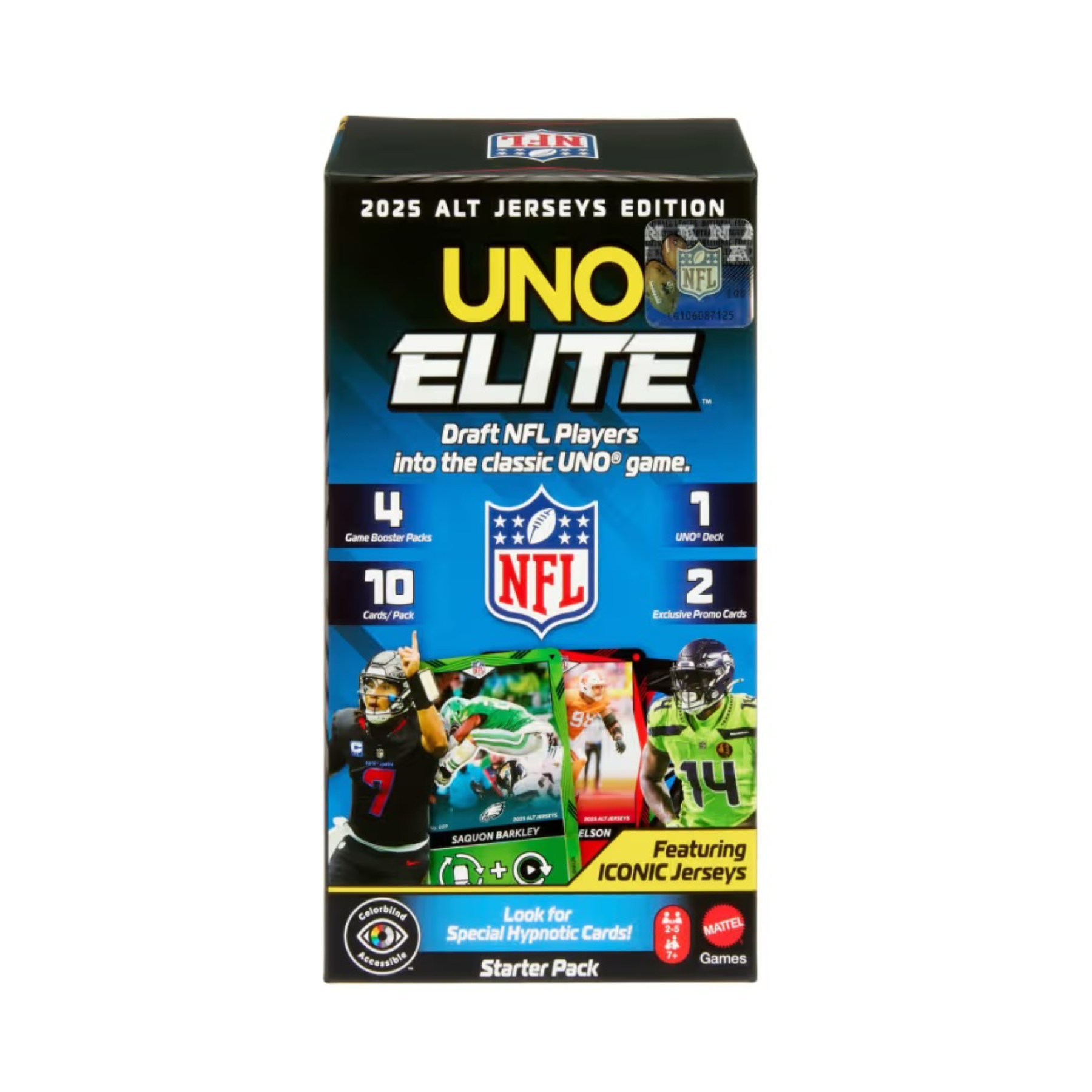 2025 Alt Jerseys NFL Football Edition UNO Elite Box | Local Legends Cards & Collectibles