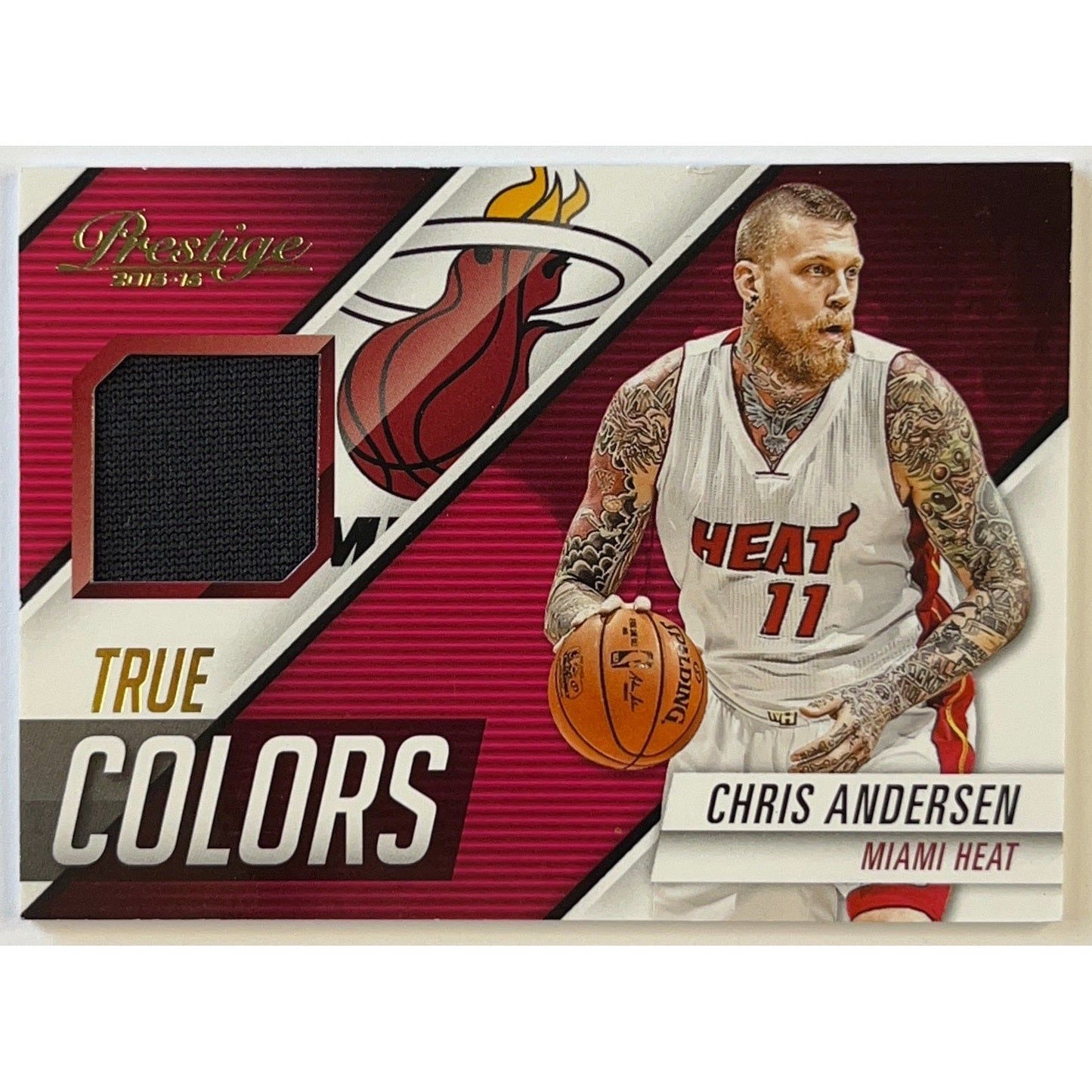2015-16 Prestige Chris “The Birdman” Anderson True Colors Game Worn Patch