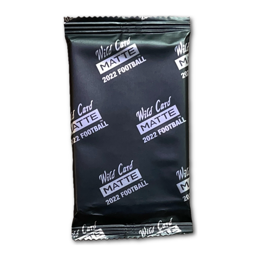 2022 Wild Card MATTE Football Retail Pack