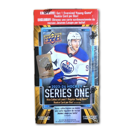 2023-24 Upper Deck Series 1 NHL Hockey Oversized YG Blaster Box