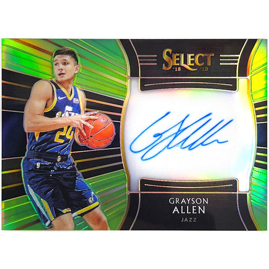 2018-19 Select Grayson Allen Neon Green Prizm Rookie Auto /99