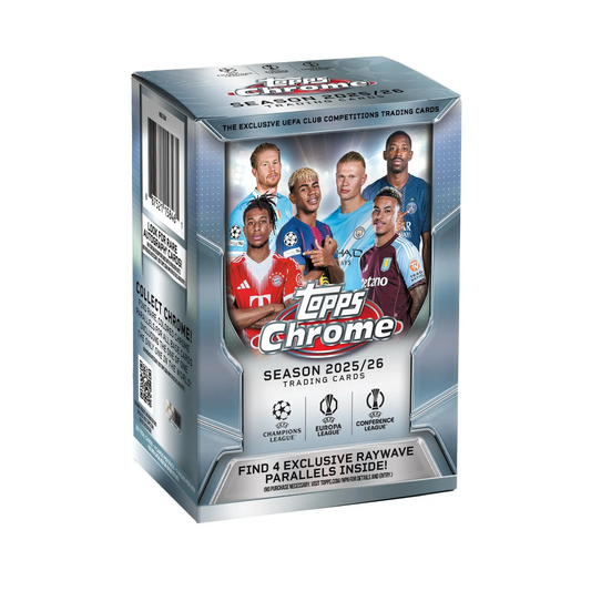 2025-26 Topps Chrome UEFA Champions League Soccer Blaster Box
