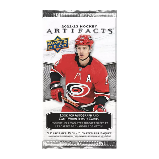 2022-23 Upper Deck Artifacts NHL Hockey Retail Pack