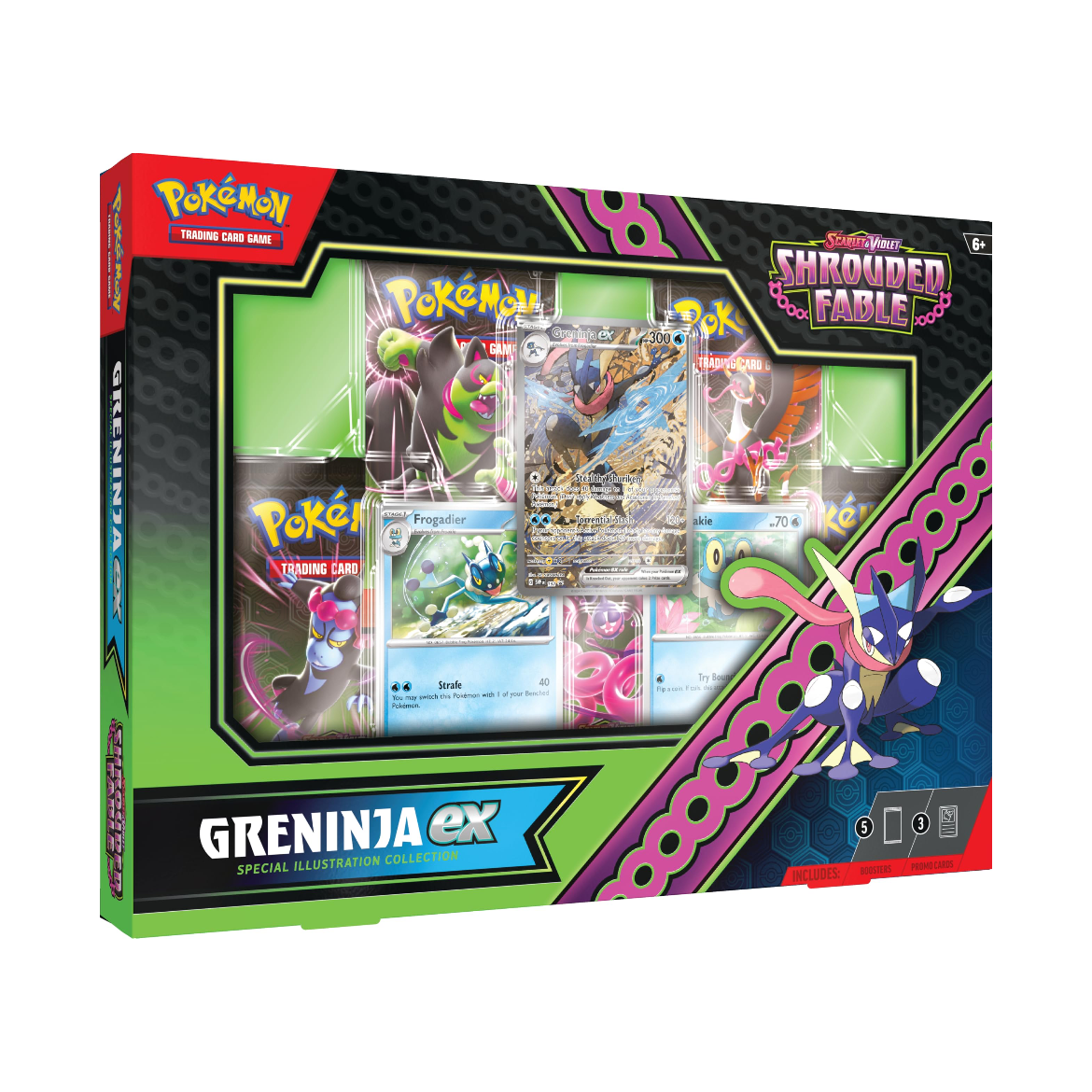 Pokémon Greninja EX Special Illustration Collection Box | Local Legends Cards & Collectibles