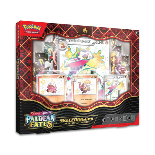 Pokémon Paldean Fates Skeledirge ex Premium Collection Promo Box