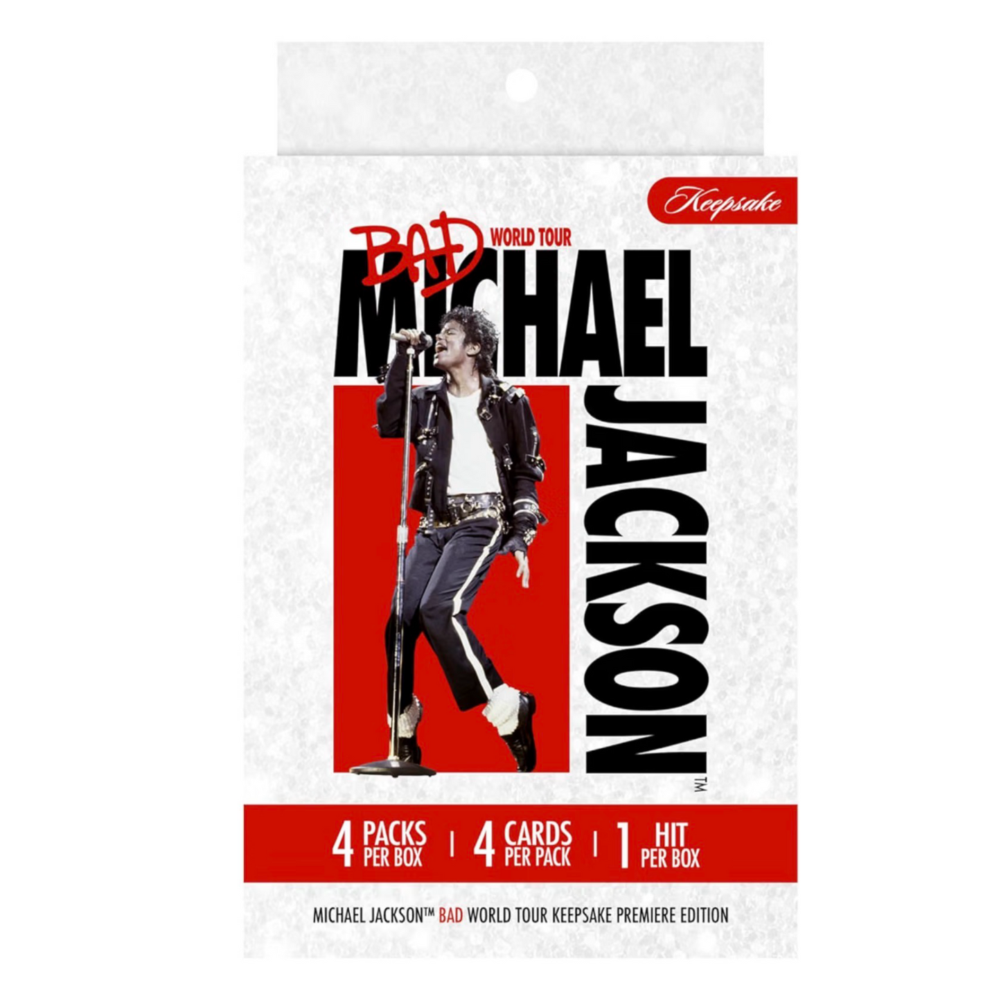Keepsake Michael Jackson BAD World Tour Hanger Box