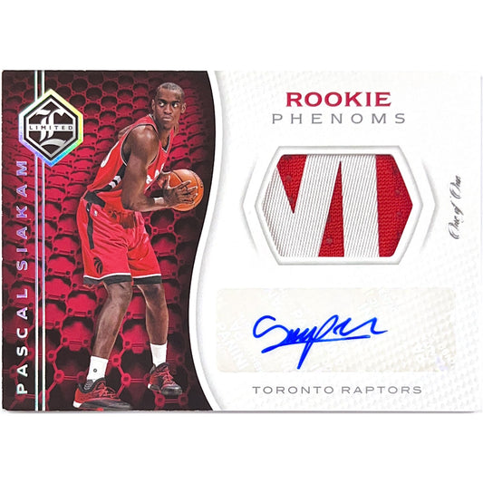 2016-17 Panini Limited Pascal “Spicy P” Siakam Rookie Phenoms Patch Auto 1/1