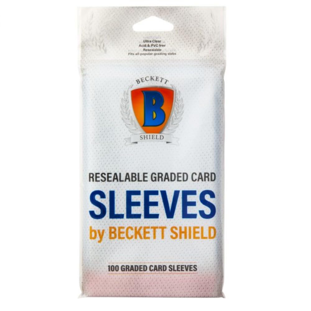 Beckett Shield Graded Card Resealable Sleeves