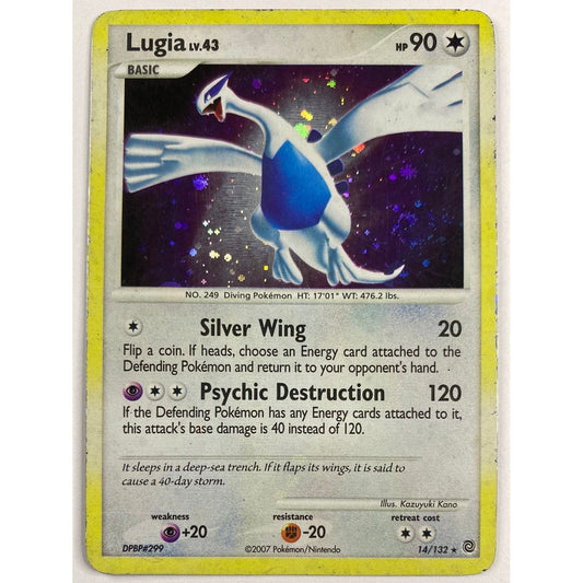 Lugia Lv. 43 Holo Rare *With Swirl* 14/132