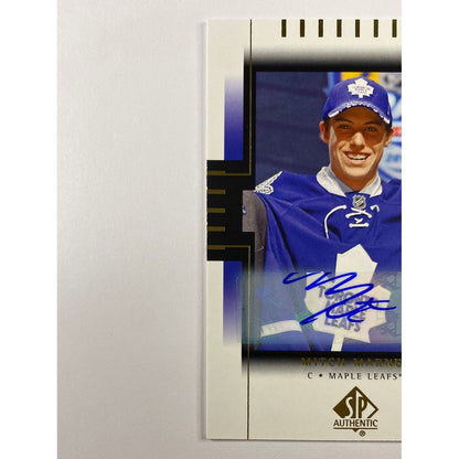 2018-19 SP Authentic Mitch Marner Draft Day Auto