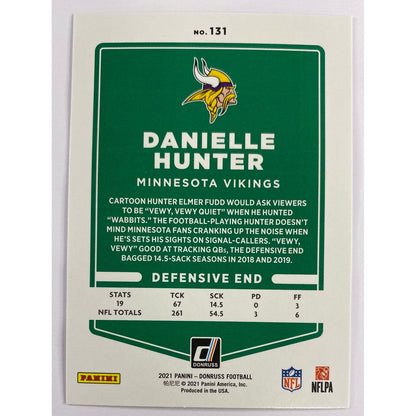 2021 Donruss Danielle Hunter Blue Press Proof