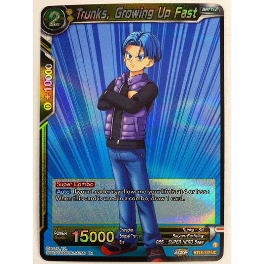 Trunks, Growing Up Fast BT18-117 UC