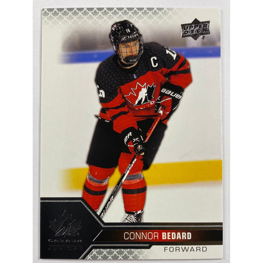 2022 Team Canada Juniors Connor Bedard Base Pre Rookie