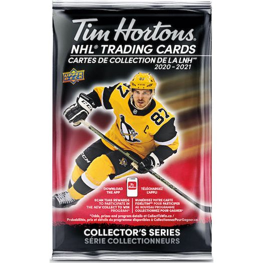 2020-21 Upper Deck Tim Hortons Collector Series NHL Hockey Pack