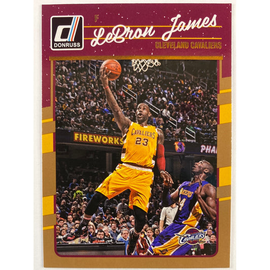 2016-17 Donruss LeBron James Winter Parallel Ft. Kobe Bryant