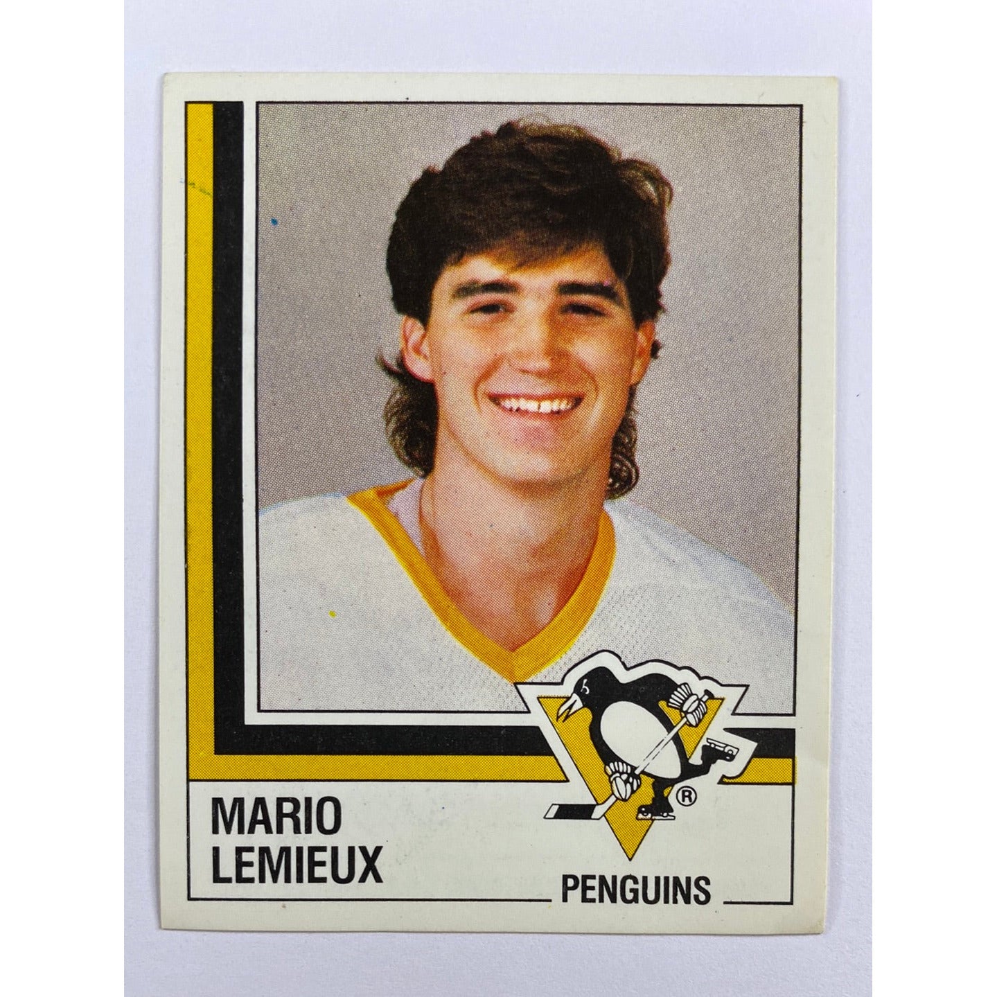 1987-88 Panini Mario Lemieux Sticker