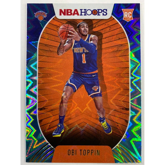 2020-21 Hoops Obi Toppin Teal Explosion RC